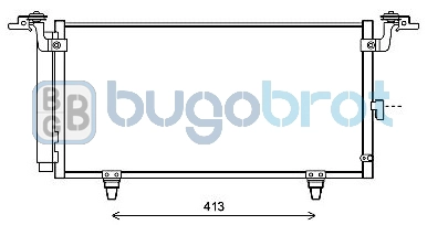 Condenseur, climatisation BUGOBROT 62-SU5084