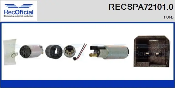 Pompe à carburant RECOFICIAL RECSPA72101.0