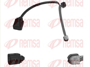 Contact d'avertissement, usure des plaquettes de frein REMSA 001041