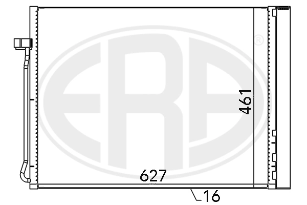 Condenseur, climatisation ERA 667102