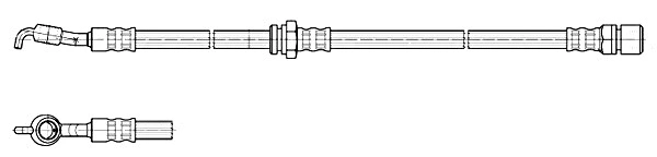 Flexible de frein CEF 512611