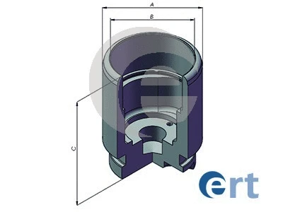 Piston, étrier de frein ERT 151291-C