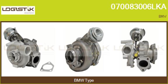 Turbocompresseur, suralimentation LGK 070083006LKA
