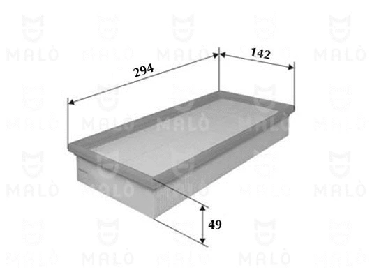 Filtre à air AKRON-MALÒ 1500263