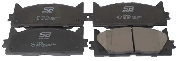 Kit de plaquettes de frein, frein à disque SB BP21521