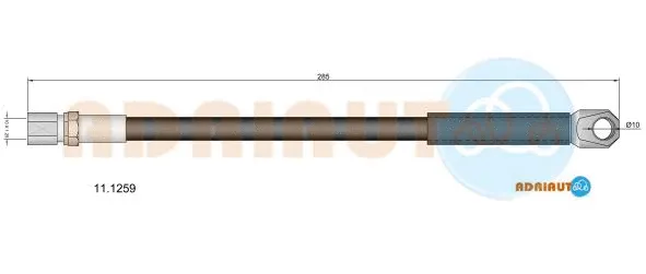 Flexible de frein ADRIAUTO 11.1259