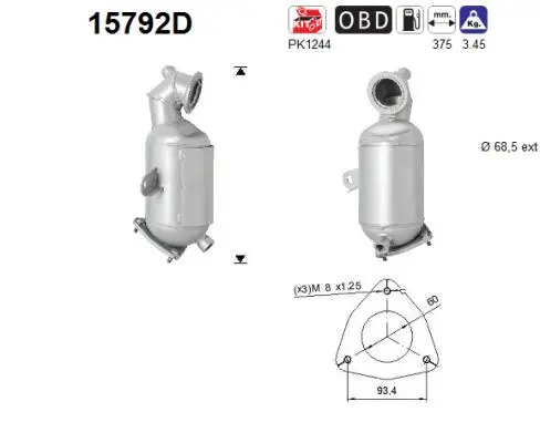 Catalyseur AS 15792D