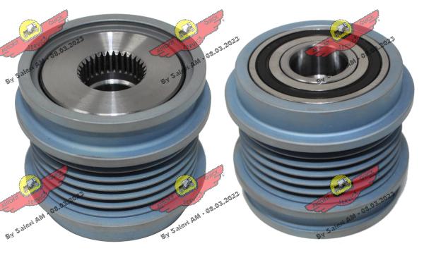Poulie roue libre, alternateur AUTOKIT 03.82250