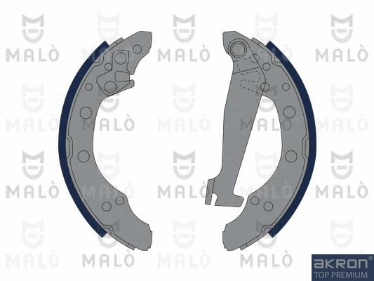 Jeu de mâchoires de frein AKRON-MALÒ 1390303