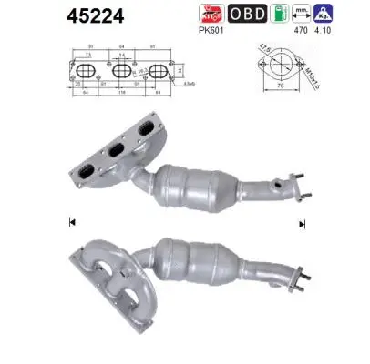 Catalyseur AS 45224