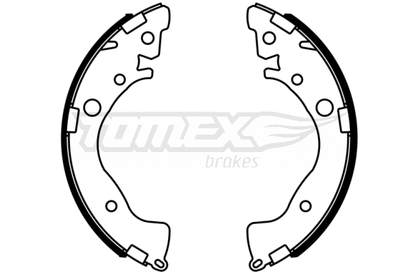 Jeu de mâchoires de frein TOMEX Brakes TX 23-02