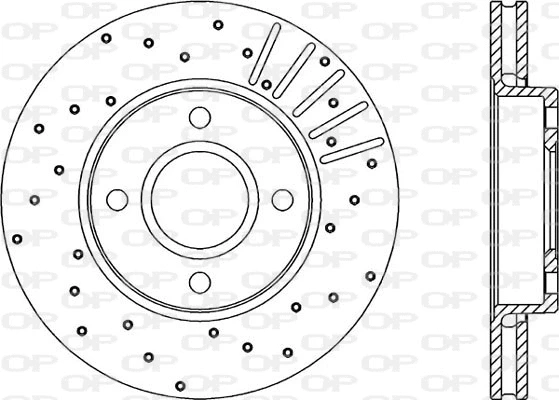 Disque de frein OPEN PARTS BDRS1186.25