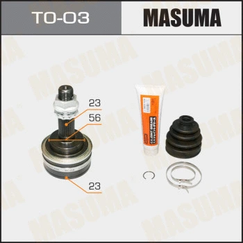 Jeu de joints, arbre de transmission MASUMA TO-03
