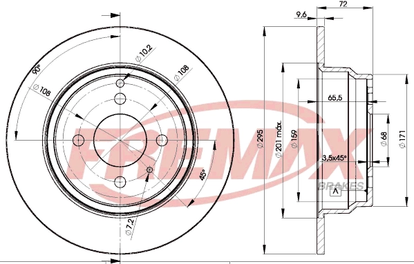 Disque de frein FREMAX BD-4970