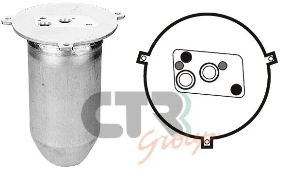 Filtre déshydratant, climatisation CTR 1211203
