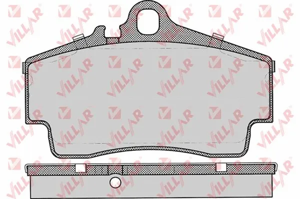 Kit de plaquettes de frein, frein à disque VILLAR 626.0727