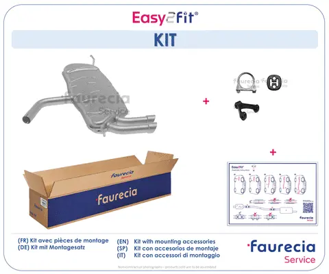Silencieux arrière Faurecia FS80369