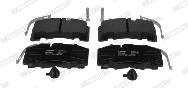Kit de plaquettes de frein, frein à disque FERODO FCV4584B