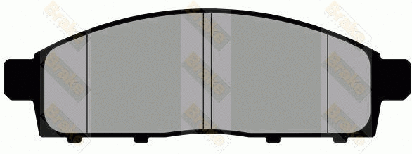 Kit de plaquettes de frein, frein à disque Brake ENGINEERING PA1808