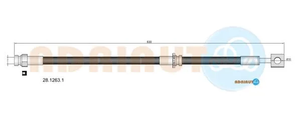 Flexible de frein ADRIAUTO 28.1263.1