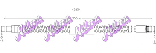 Flexible de frein KAWE H5854
