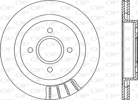 Disque de frein OPEN PARTS BDR1178.20