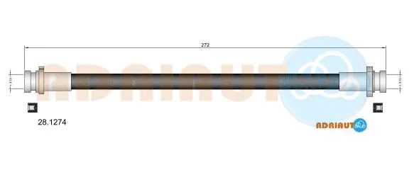 Flexible de frein ADRIAUTO 28.1274
