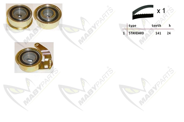Kit de courroie crantée MABYPARTS OBK010401
