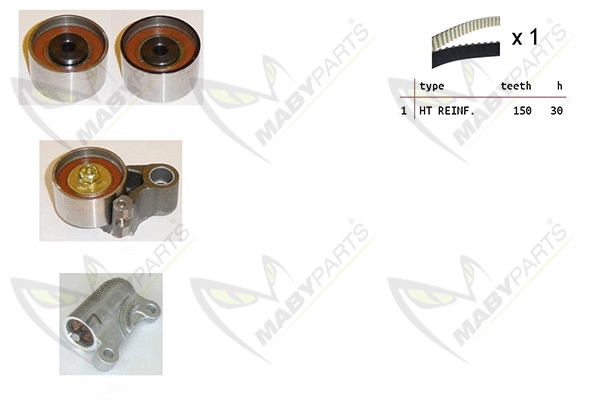 Kit de courroie crantée MABYPARTS OBK010227