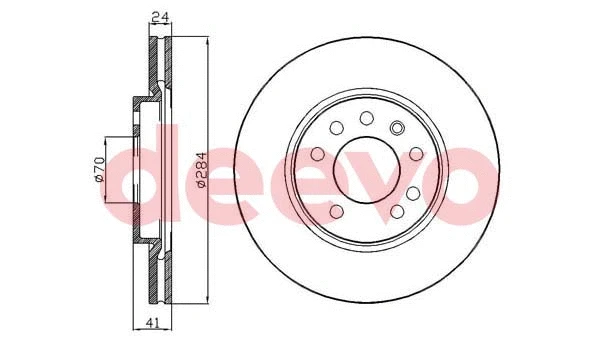 Disque de frein DEEVO BD28780