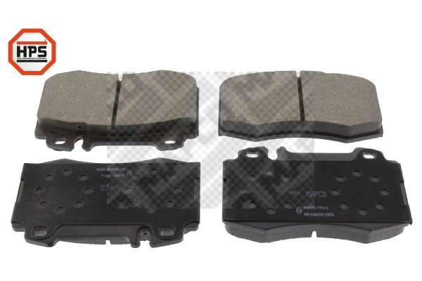 Kit de plaquettes de frein, frein à disque MAPCO 6699HPS