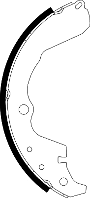 Jeu de mâchoires de frein NISSHINBO NS1013
