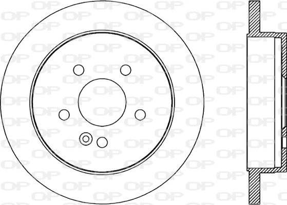 Disque de frein OPEN PARTS BDR1935.10