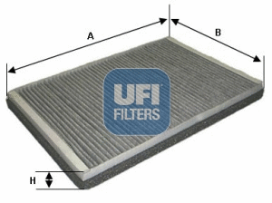 Filtre, air de l'habitacle UFI 54.169.00