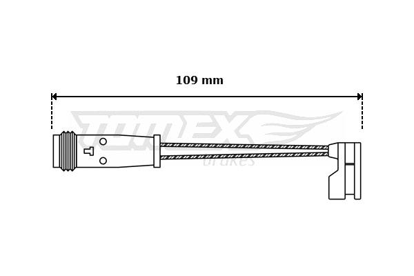 Contact d'avertissement, usure des plaquettes de frein TOMEX Brakes TX 30-55