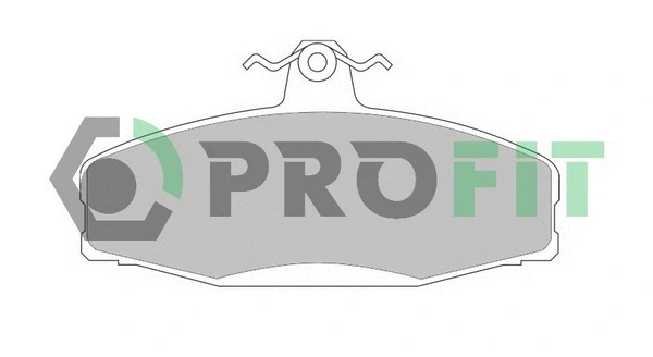 Kit de plaquettes de frein, frein à disque PROFIT 5000-0610