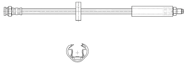 Flexible de frein CEF 510570