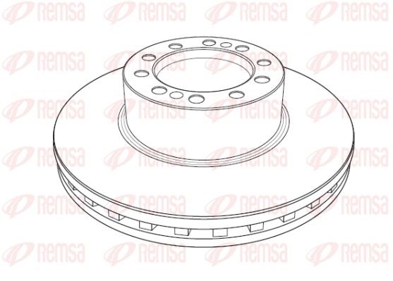 Disque de frein REMSA NCA1184.20