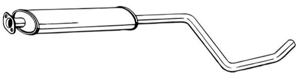 Silencieux central Vellerand 15568