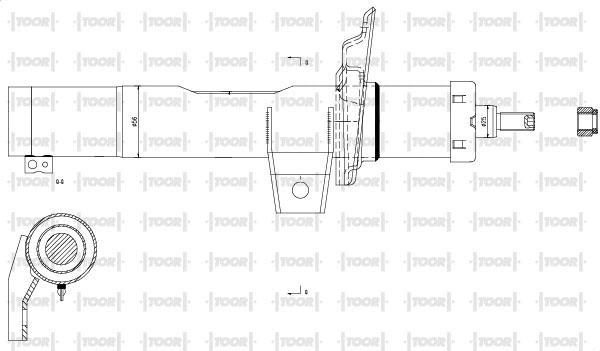 Amortisseur TOOR SG10410