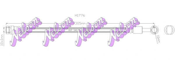 Flexible de frein KAWE H1776