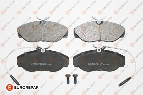 Kit de plaquettes de frein, frein à disque EUROREPAR 1617280480