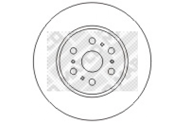 Disque de frein MAPCO 45540