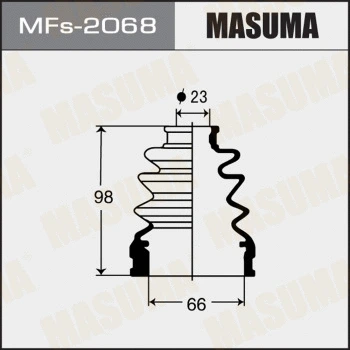 Jeu de joints-soufflets, arbre de commande MASUMA MFs-2068