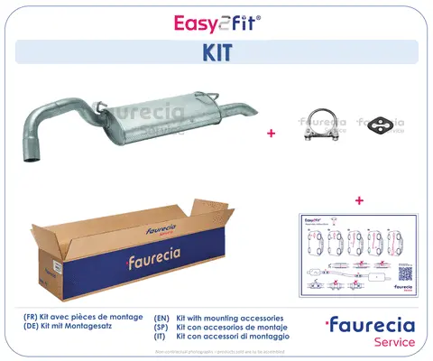 Silencieux arrière Faurecia FS90046