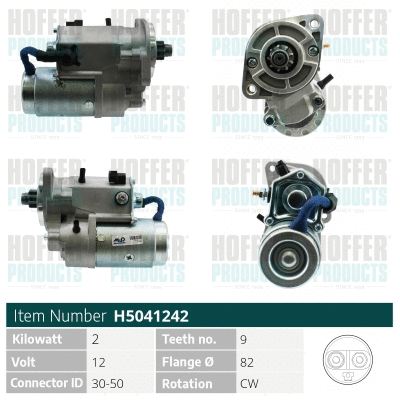 Démarreur HOFFER H5041242