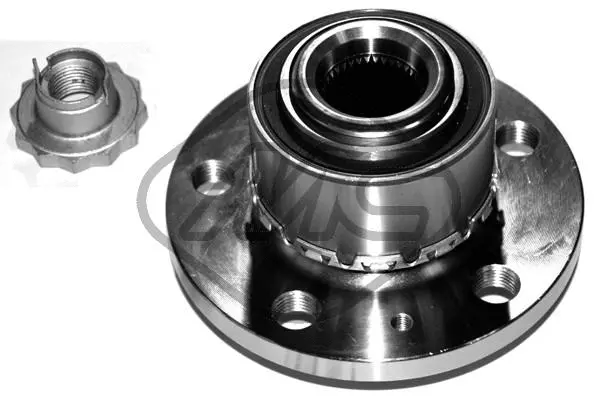 Moyeu de roue Metalcaucho 90204