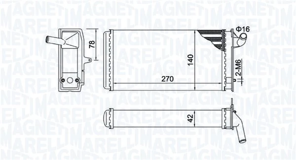 Système de chauffage MAGNETI MARELLI 350218503000