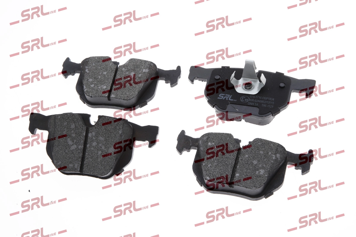 Kit de plaquettes de frein, frein à disque SRLine S70-1716