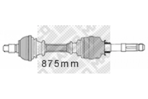 Arbre de transmission MAPCO 16411